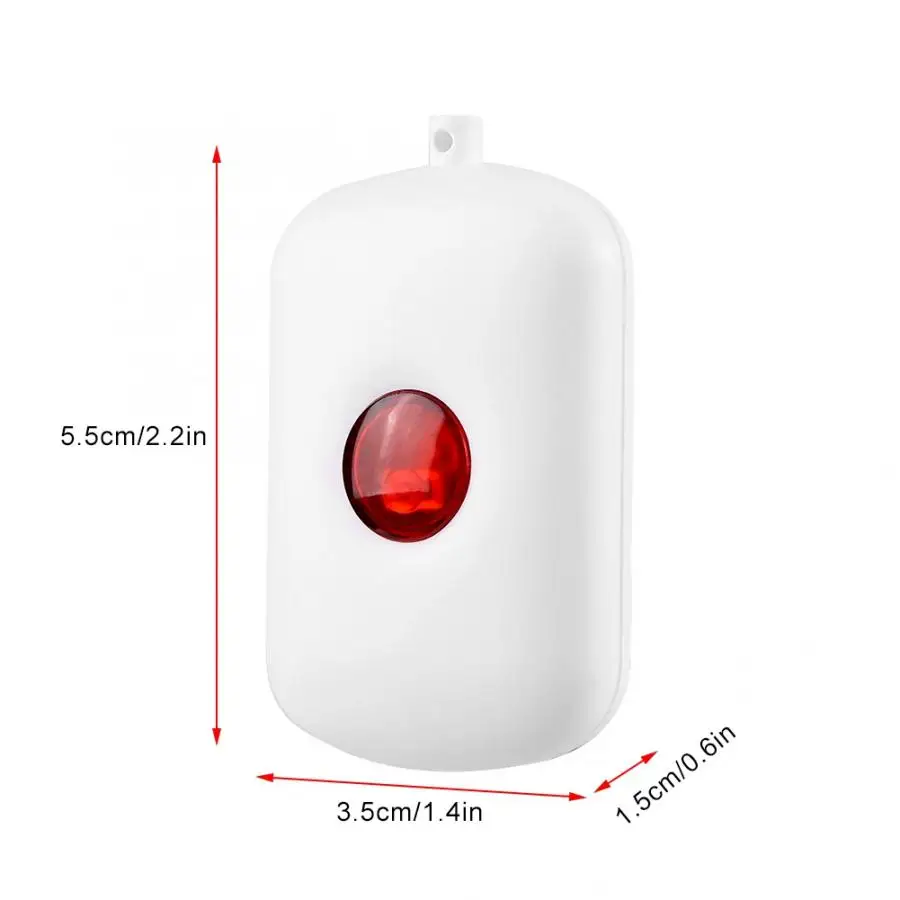 433MHz Wireless SOS Call Emergency Button Alarm Home Security Burglar Sensor