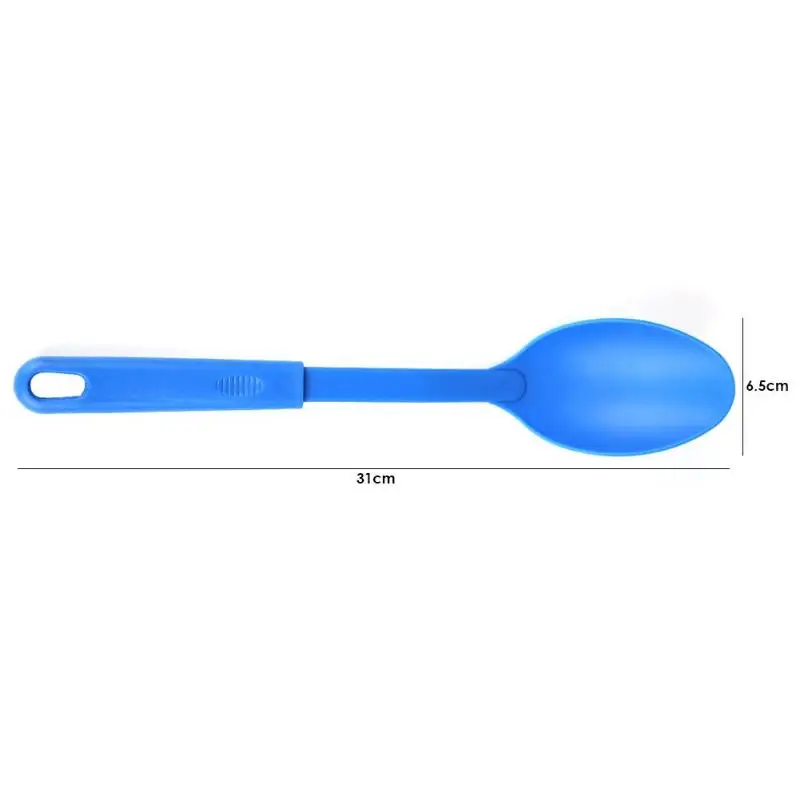Kitchen utensils A Нержавеющая сталь Ручка силиконовая посуда легко получить и очистить Защита окружающей среды Антипригарная посуда кухонная утварь - Цвет: Kitchen utensils A