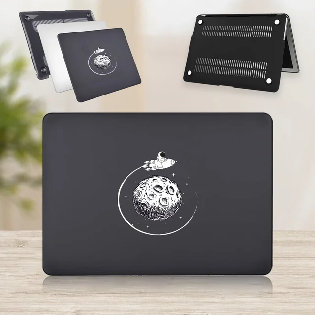 Hard Shell Laptop Case for Apple MacBook Pro 13 A2338 M1 2020 A2251 A2289 A2159&Pro Retina 13 15/Pro 16 A2141 Printed Hard Shell 8.astronaut on space