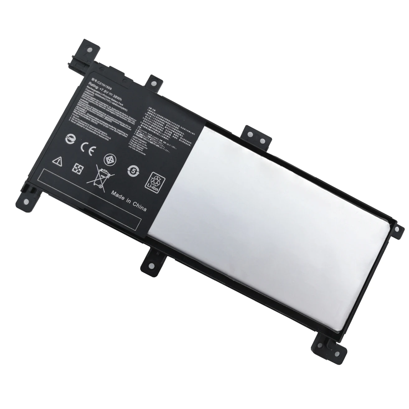 Vivobook C21N1509 Аккумулятор для ноутбука ASUS X556 X556UA X556UB A556 A556U F556 F556U X556UF X556UJ X556UQ X556UR X556UV
