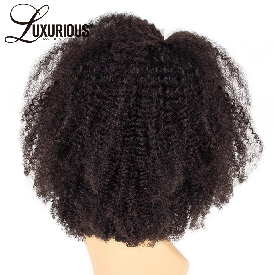 150% плотность монгольский афро кудрявый парик с Bang 13x6 Синтетические волосы на кружеве человеческие волосы парики предварительно вырезанные для черный Для женщин Выбеленные узлы