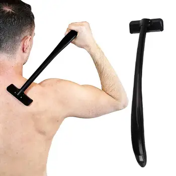 

Men Over Size Blade Back Hair Shaver Trimmer Body Leg Razor Long Handle Hair Removal Razors Tool Black