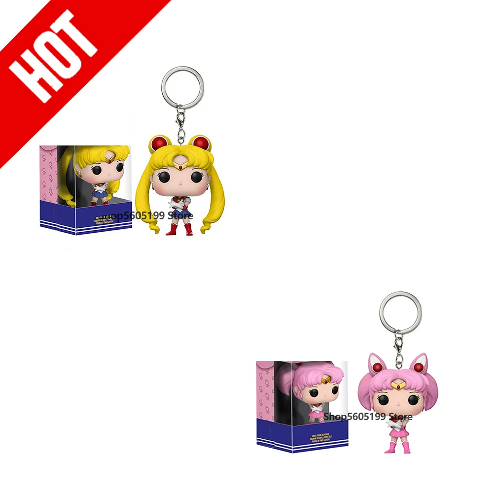 Поп брелок Sailormoon Сейлор Чиби Мун Джинни WEASLEY черная вдова с коробкой