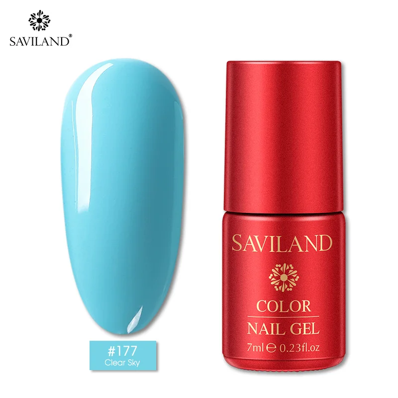 SAVILAND 126 Colors New Arrival Semi Permanent Top Coat UV LED Gel Varnish Soak Off Nail Art Gel Lacquer Gel Nail Polish - Цвет: PT177