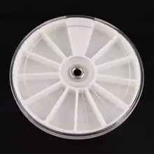 Маленькая пластиковая коробка для хранения Коробка органайзер прозрачная 12 коробка с отделениями чехол для аксессуаров бусины Серьги часы части 80 мм