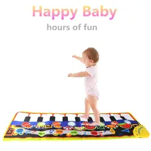 Музыкальный коврик для фортепиано, игровой коврик для клавиатуры, музыкальный танцевальный коврик с 19 клавишами, коврик для пианино