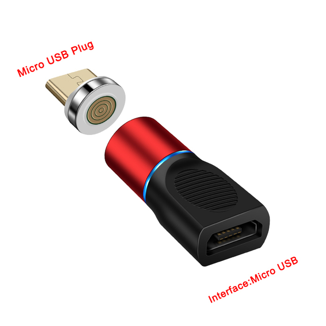 Cable Plug Micro USB Type C Cable For iPhone 13 Converter Magnet Charger Adapter Charging Connector For Xiaomi Mi Redmi