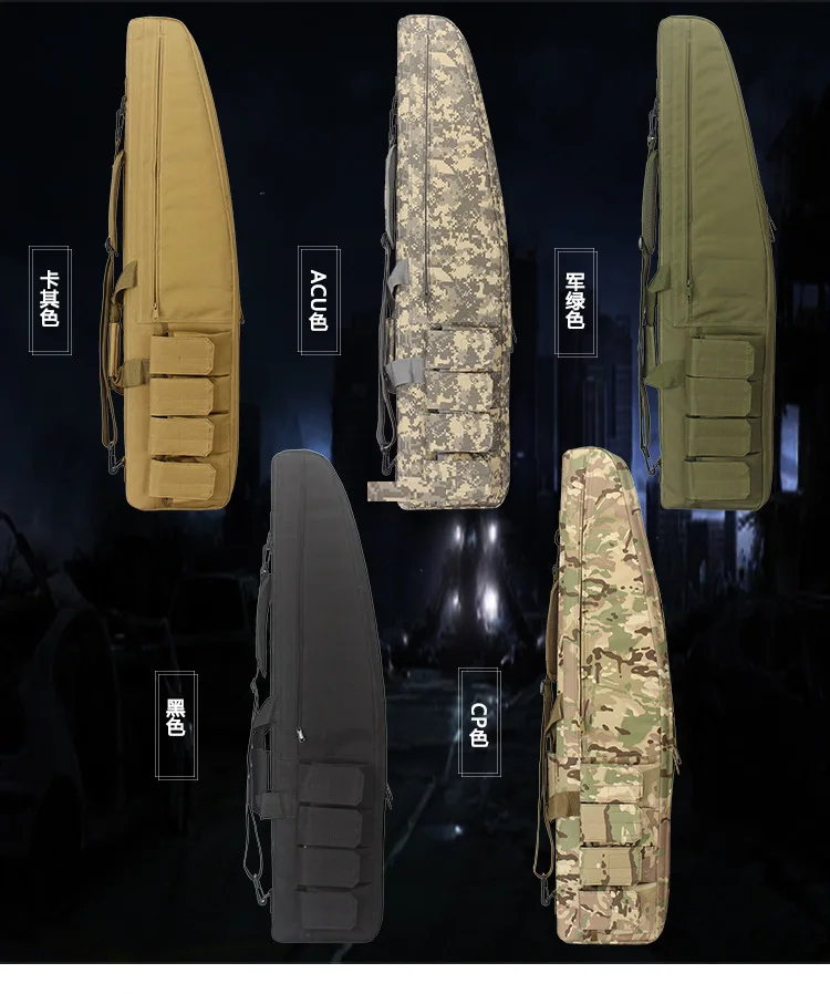 100CM Oblique Mouth Different Size Bags Tactical Bag Tactical Fishing Bag Camouflage Outdoor Backpack Multi-functional Backpack
