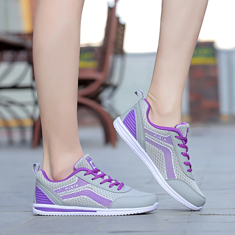 

2019 Summer New Style Middle-aged Walking Shoes Mom Breathable Mesh Casual Sports Shoes WOMEN'S Shoes Sneakers