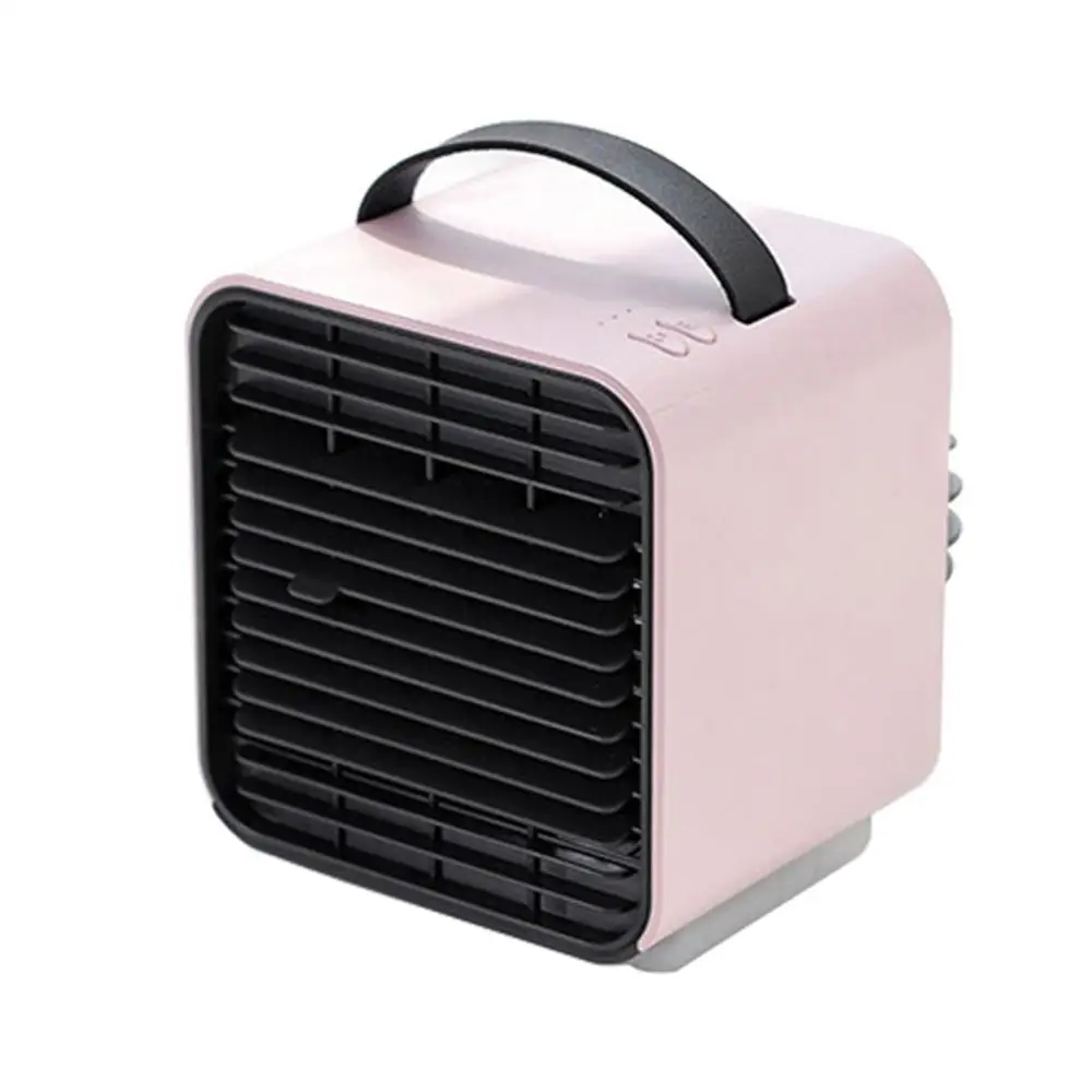 Pink Портативный настольный мини-вентилятор Usb Ionen Draagbare ultrastile Met Sleutelschakelaar Thuiskantoor Elektrische - Цвет: Pink