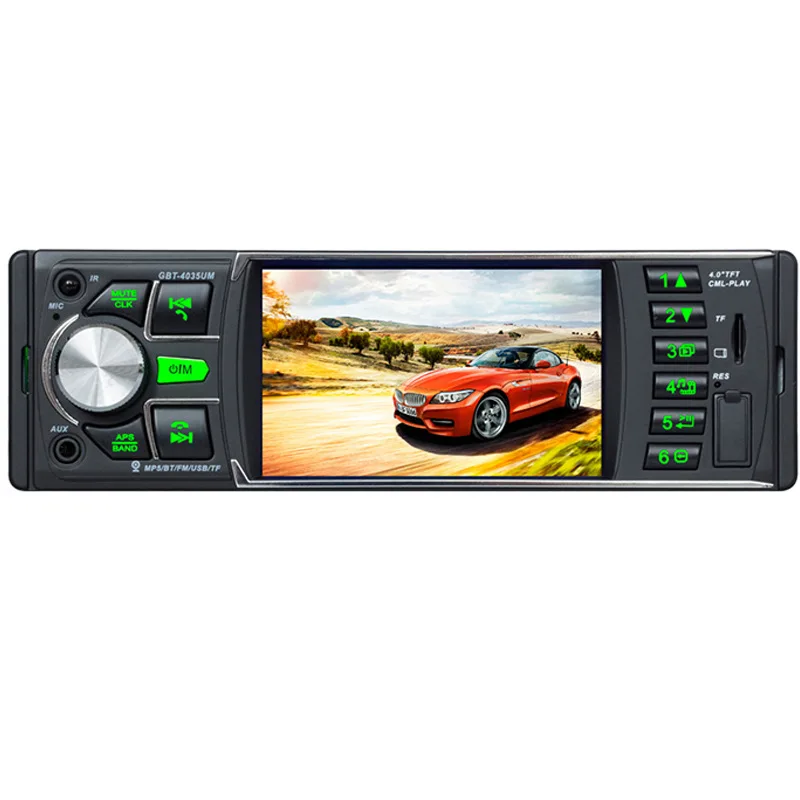 4,1 дюймов Автомобильный 12 В U диск машина Поддержка Bluetooth/FM/USB автомобильный Радио Функция заднего вида квадратный/пульт дистанционного управления 418 mp5 плеер