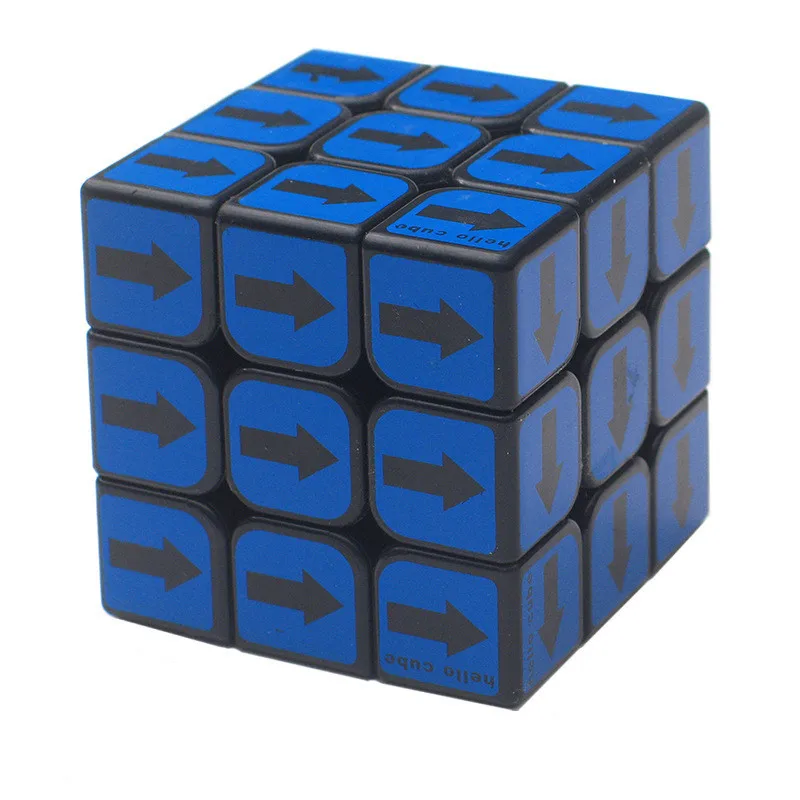 Zcube цифра стрелка 3x3x3 профессиональный магический куб быстрый ультра-Гладкий 3x3 безопасный АБС скоростной пазл кубический интеллект детские игрушки подарок