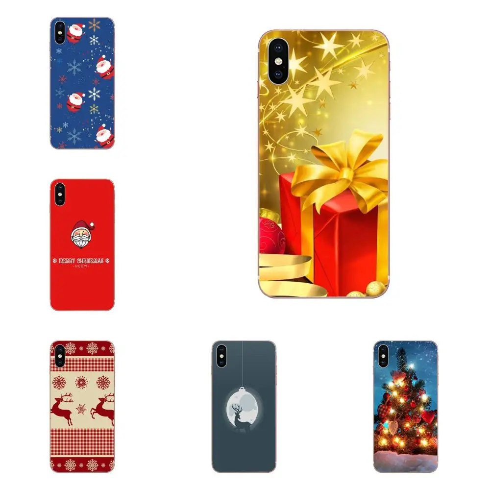 Новогодний Снежный Санта-елка 2018 для Huawei Honor 4C 5A 5C 5X 6 6A 6X 7 7A 7C 7X 8 8C 8S 9 10 10i 20 20i Lite Pro |