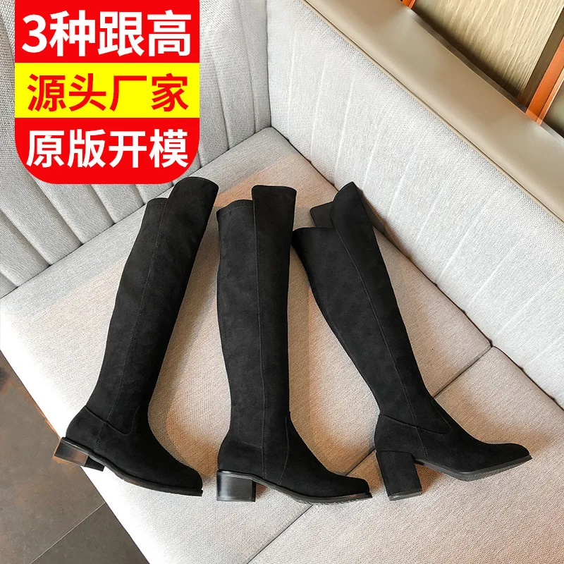 

women's boots female shoes boots women's shoes boots overknee Overknee Boots 2019 High Long Thin Elastic Boots Woman Boots