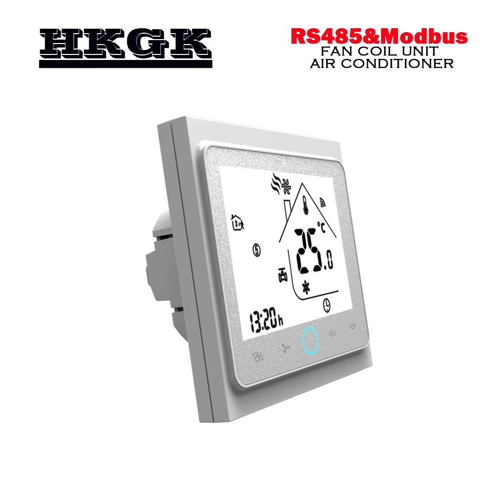 95-240vac do Temp do Calor Esperto da Comunication2pipe de Modbus Termostato Fresco 24vac & Rs485 Rtu