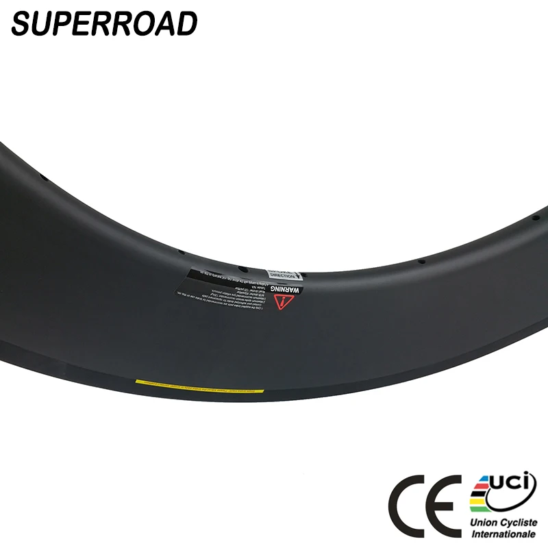 Высокое качество Superroad 23 мм в ширину 88 мм Глубокий карбоновый дорожный велосипед бескамерные диски 700C велосипед