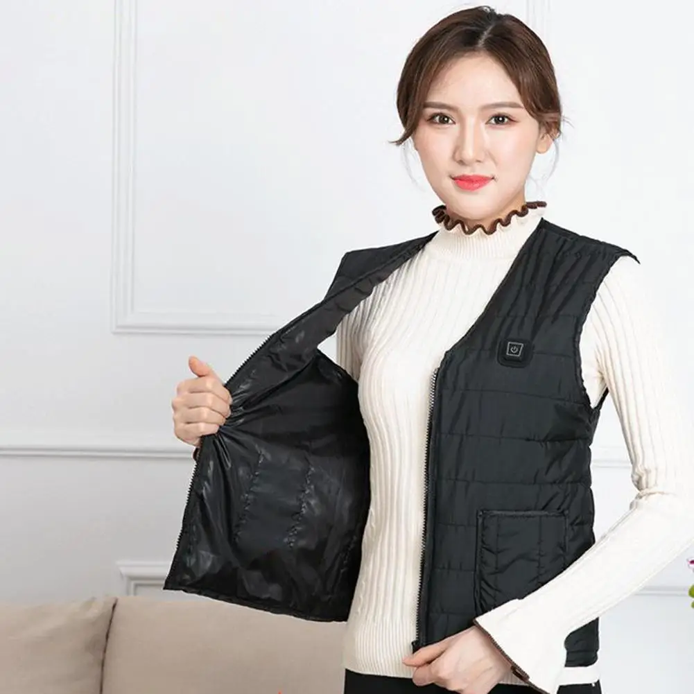 

Unisex Outdoor USB Charging Heating Vest Infrared Heating Vest Flexible Electric Thermal Winter Warm Jacket Clothing For Sports