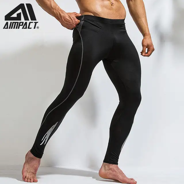 Sport Compression Pants Men Athletic Fitness Running Tight Bottoms Bodybuilding Training Workout Gym Yogo Leggings Quick AM5119 5