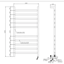 Полотенцесушитель из нержавеющей стали 304