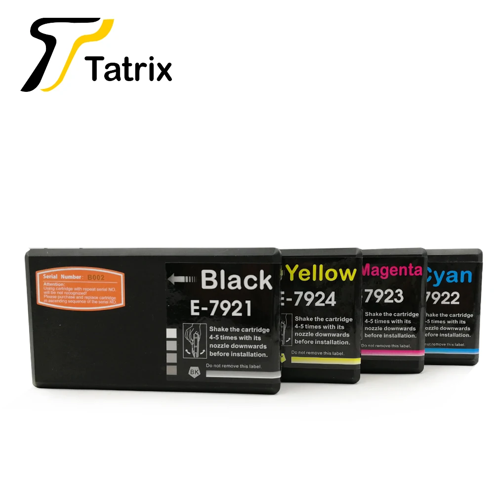 Tatrix для Epson T7921-T7924 патрон чернил для принтера Epson рабочей силы WF-5111 WF-5191 WF-5621 принтер