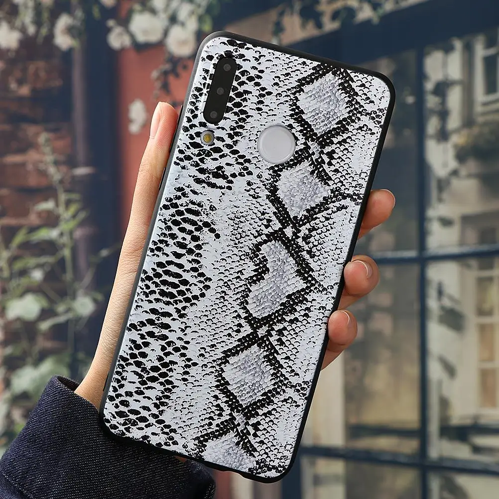 spbaixin 3D змеиная кожа тиснение Мягкий ТПУ чехол s для huawei mate 30 20 10 Lite Pro P30 P20 P10 P9 P8 P Smart P20 Lite Mini Pro Чехол - Цвет: spbaixin