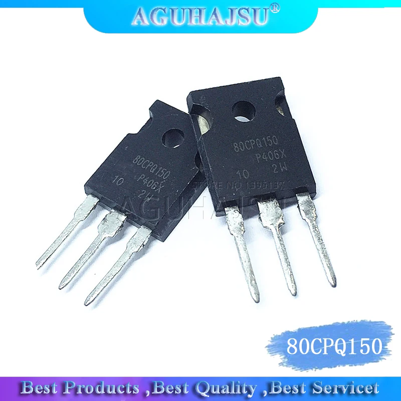 2 шт. Диод Шоттки 80CPQ150 80CPQ150PBF 80A 150V TO-247 оригинал | Электронные компоненты и