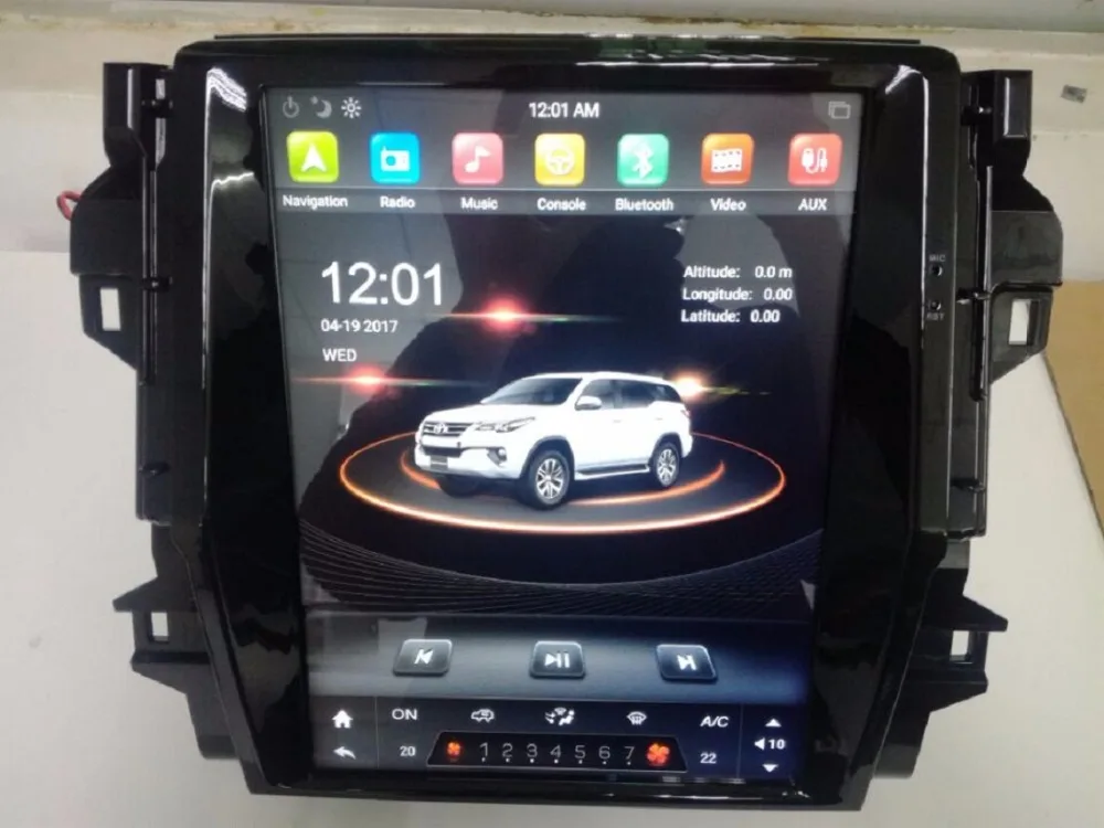1024*768 ips 6-ядерный PX6 Android 8,1 Tesla стиль 12," автомобильный DVD для Тойота Королла Bluetooth WI-FI gps стерео радиоплеер