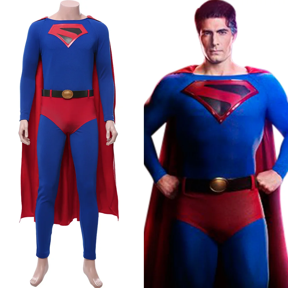 Crisis on Infinite Earths Кларк Кент Костюм Супермена для тематической вечеринки наряд комбинезон