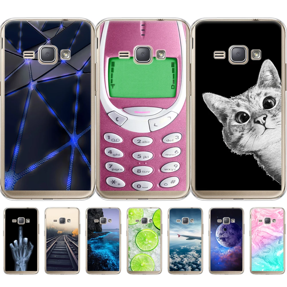 Мягкий чехол из ТПУ для Samsung Galaxy J2 SM J200F J200H samsung 2015 4 7 дюйма задняя крышка 360