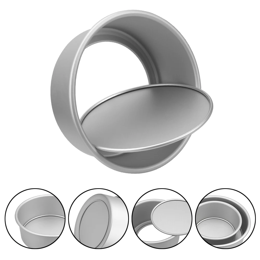 HILIFE Anodization Cake Pan Dish Anode Surface Removable Mousse Chiffon Cake Mold Oven Baking Tools Bakeware Bakery Tools