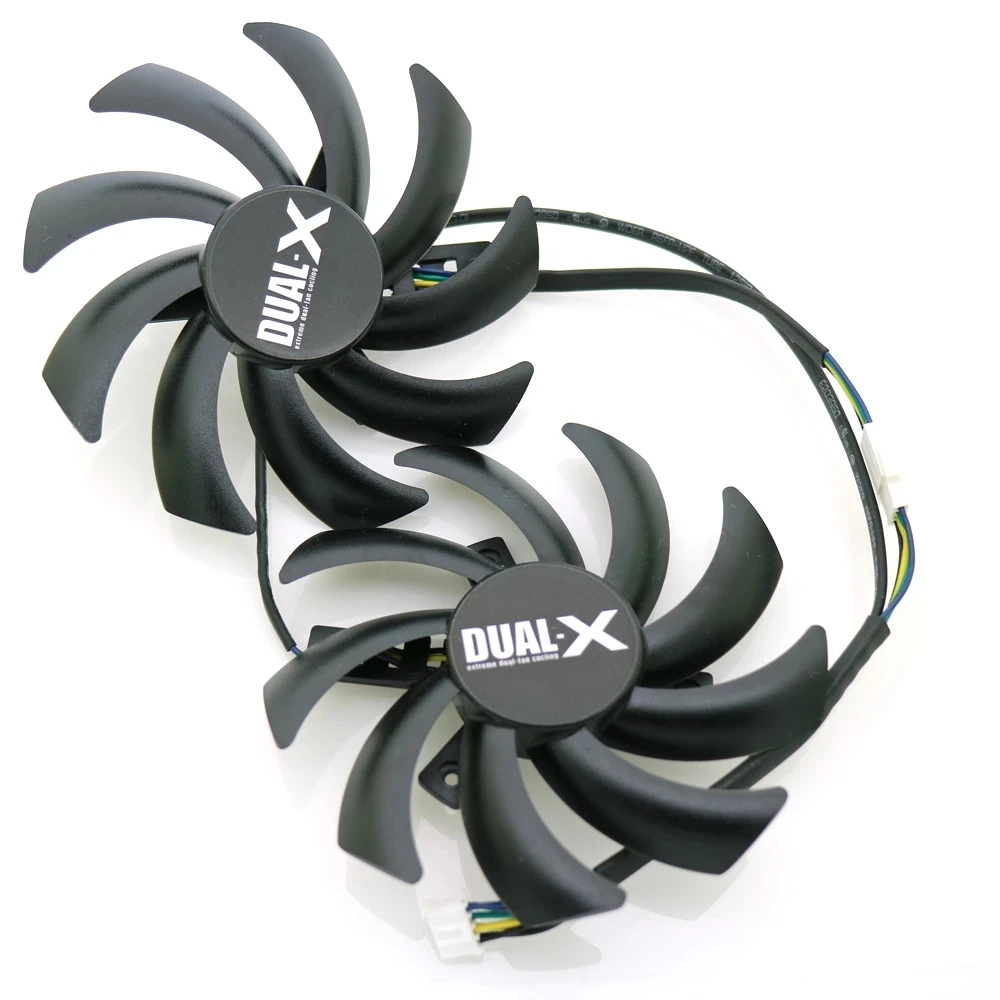 FDC10H12S9-C 86 мм 0.35A 4Pin для XFX R9 270X 280X 290X охлаждающий вентилятор графической карты |