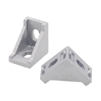

BHTS-20Pcs 2028 Corner Fitting Angle Aluminum 20 X 28 L Connector Bracket Fastener Match Use 2020 Industrial Aluminum Profile