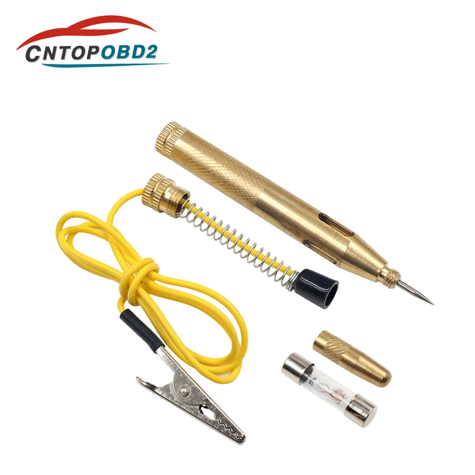 Haobase Spannungsprüfer Für Auto, LKW, DC 6 V/12 V/24 V, Testlicht