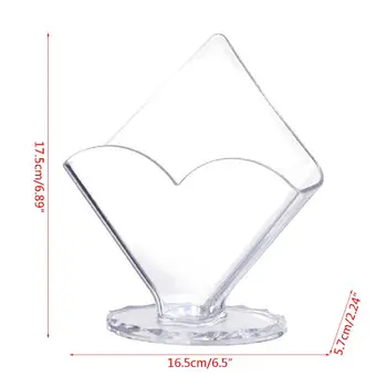 

Clear Acrylic Napkin Holder Paper Serviette Dispenser Decorative Tissue Rack Box for Home Bar Hotel Dining Table Kitchen Counter