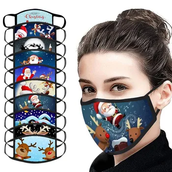 

1pc Mouth Masks for Dust' Protection Anti-Face Mask Washable Earloop Mask Mouth Cover Washable Reusable Mouth Mask Care