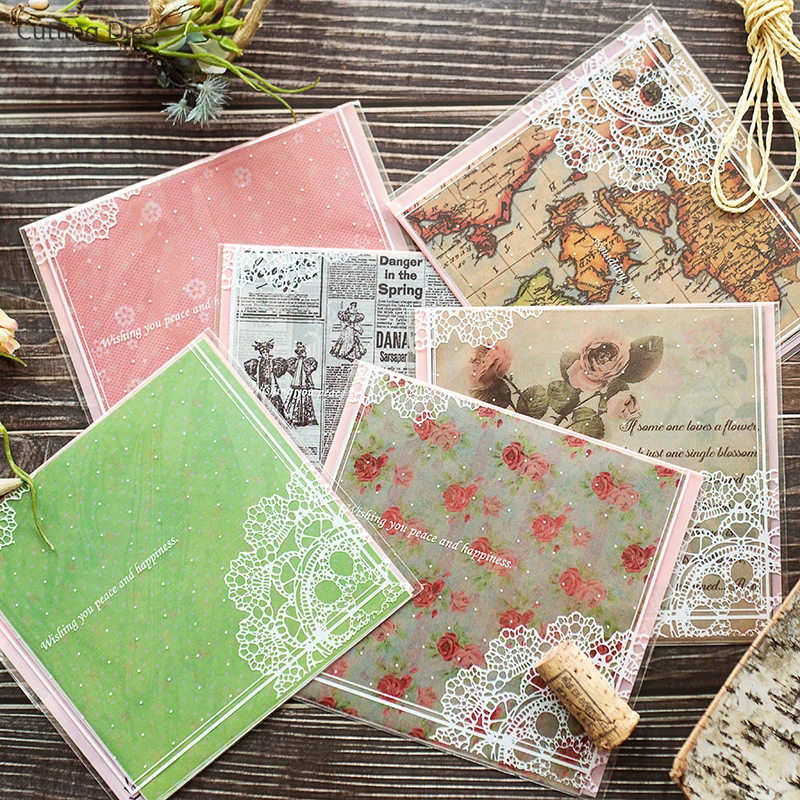 

2019 Flower Letter Vellum Paper No Adhesive Paper Stickers For Scrapbooking DIY Crafts Card Making Decoration