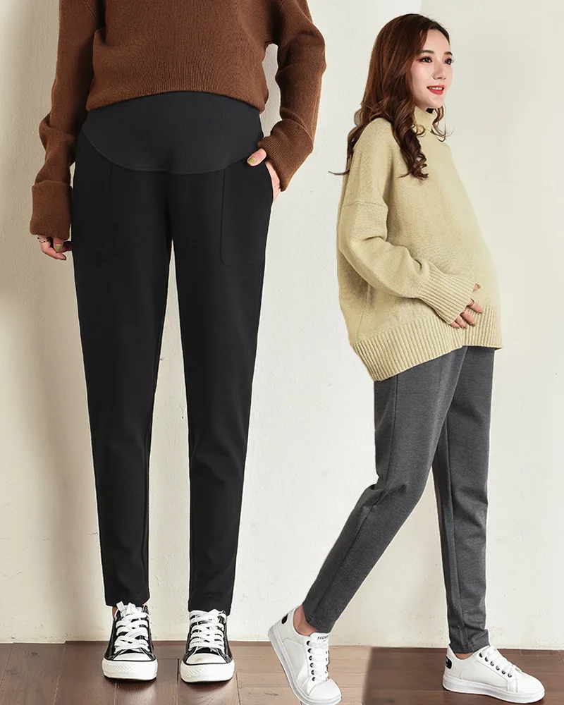 

Rhyme Eighteen Maternity Pants Harem Long Pants Skinny Baggy Pants Outer Wear Fashion Loose And Plus-sized Maternity Clothes 106