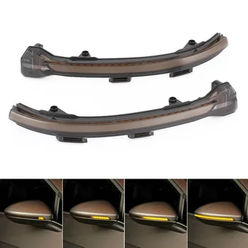 

Dynamic LED Turn Signal Light EMARK Smoked Side Mirror Sequential Blink Turn Signal Lights For VW MK7 Golf 7 GTI Car Styling