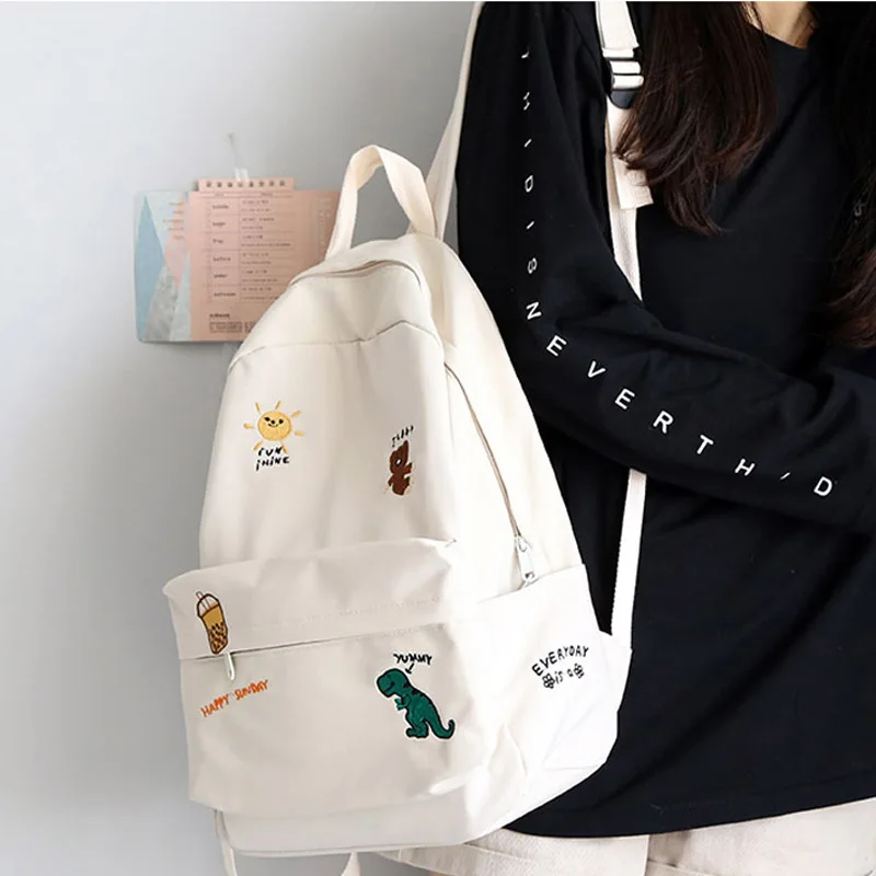 

New Nylon Casual Backpack Fashion Animal Prints Schoolbag Bag for Teenager Girl Travel Backpack Book Bag For Student Mochila