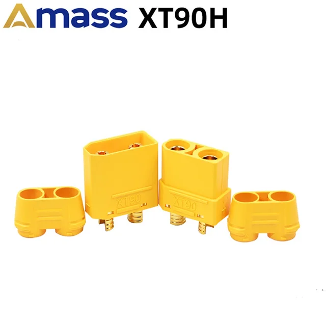 10 x Amass XT30 XT30U XT60+ XT90 XT90H XT60H Plug Connector With Sheath Housing 5 Male 5 Female (5 Pair ) 6