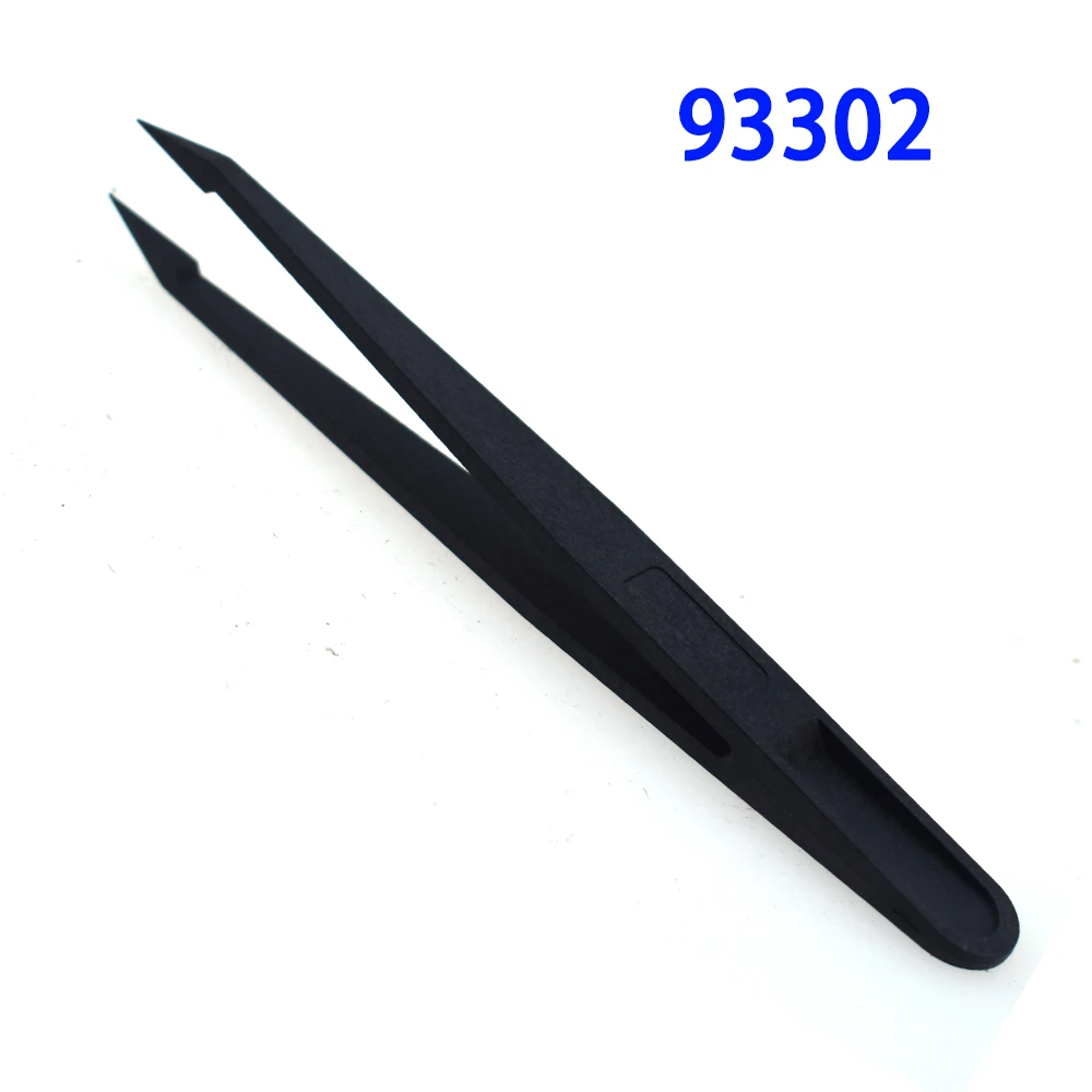 1PCS New Anti-static Antimagnetic Watch Jewelry Plastic Tweezer Heat Resistant Repair Tool Pointed,flat,elbow head