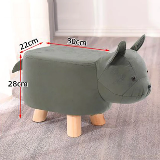 Children Real Wood Low Stools стул детский Creative Animal Elephant Cartoon Family Change Shoe Small Stool Web Celebrity Lovely As picture