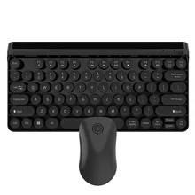 2,4G эргономичная Беспроводная офисная USB Мультимедийные кнопки игровая Чувствительная ABS Водонепроницаемая клавиатура и мышь комплект панк ключ ультра тонкий