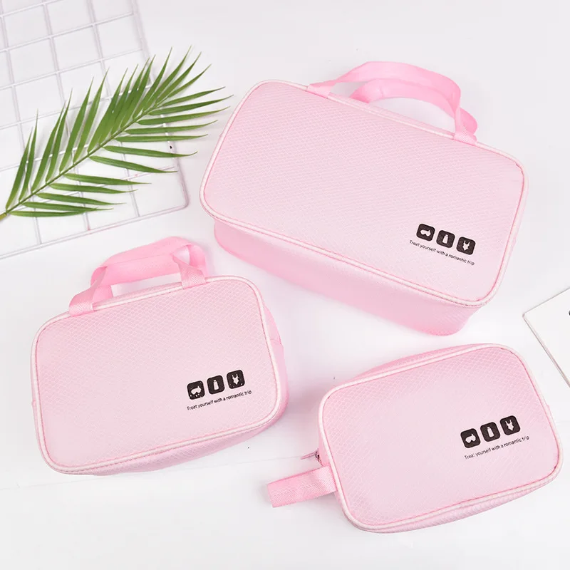 Large Capacity Waterproof Cosmetic Bag Travel Organizer Solid Color Transparent Make Up Case Beauty Wash Pouch Toiletry 2020 | Багаж и