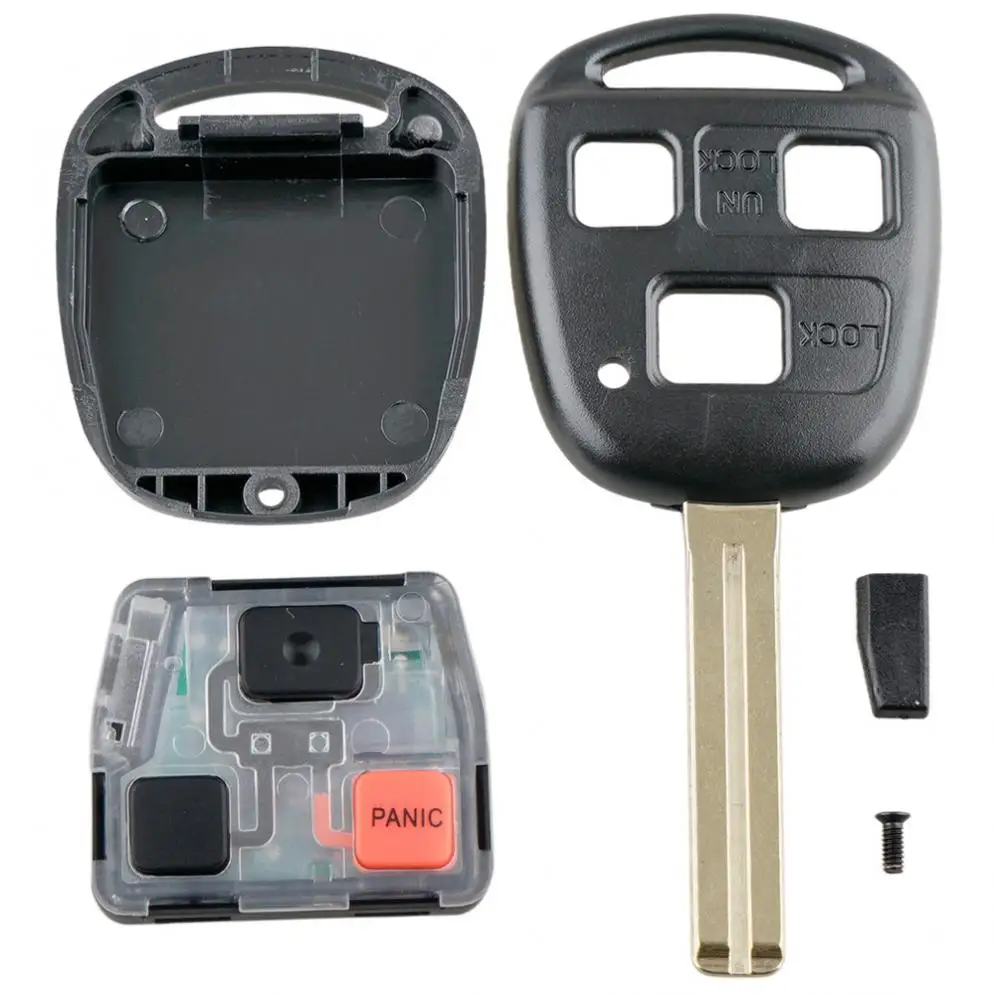 312Mhz 3 Buttons Car Remote Key Fob with ID4C Chip N14TMTX-1 Fit for Lexus RX300 1999-2003