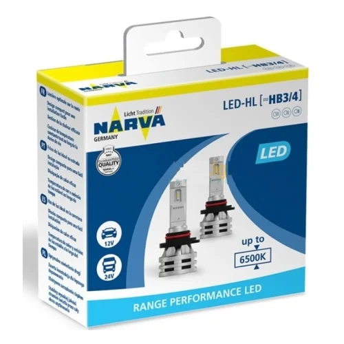 Комплект светодиодных ламп NARVA 18038 LED HB3/4 RPL2 12В/24В 6500К X2 | Автомобили и мотоциклы