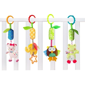 

Baby Rattle Toys Baby Stroller pendant Toys kids Play Travel Newborn Infant children Educational Toys