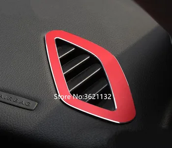 

2PCS Aluminum Alloy Car Air Conditioner Outlet Cover Trim Car Styling Accessories For Mercedes Benz GLA260 CLA220 A B Class