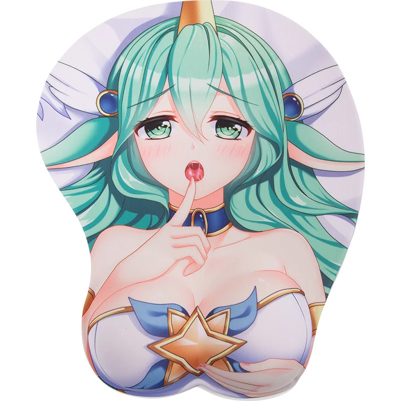 MGF LOL soraka 3D силиконовый коврик для мышки с аниме персонаж девушки косплей Лига