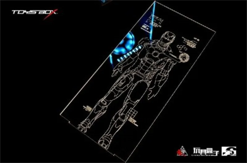 

TOYS-BOX MK20 1/12 Holographic Front Panel For 6'' Inch Hanga Dust Proof Box